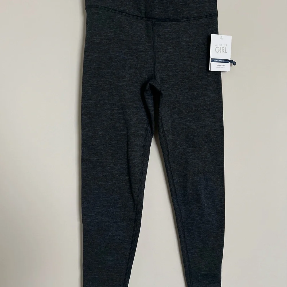 Athleta Girl Polartec Fleece Lined Leggings XXL 16 NWT Thermal Athletic Tights